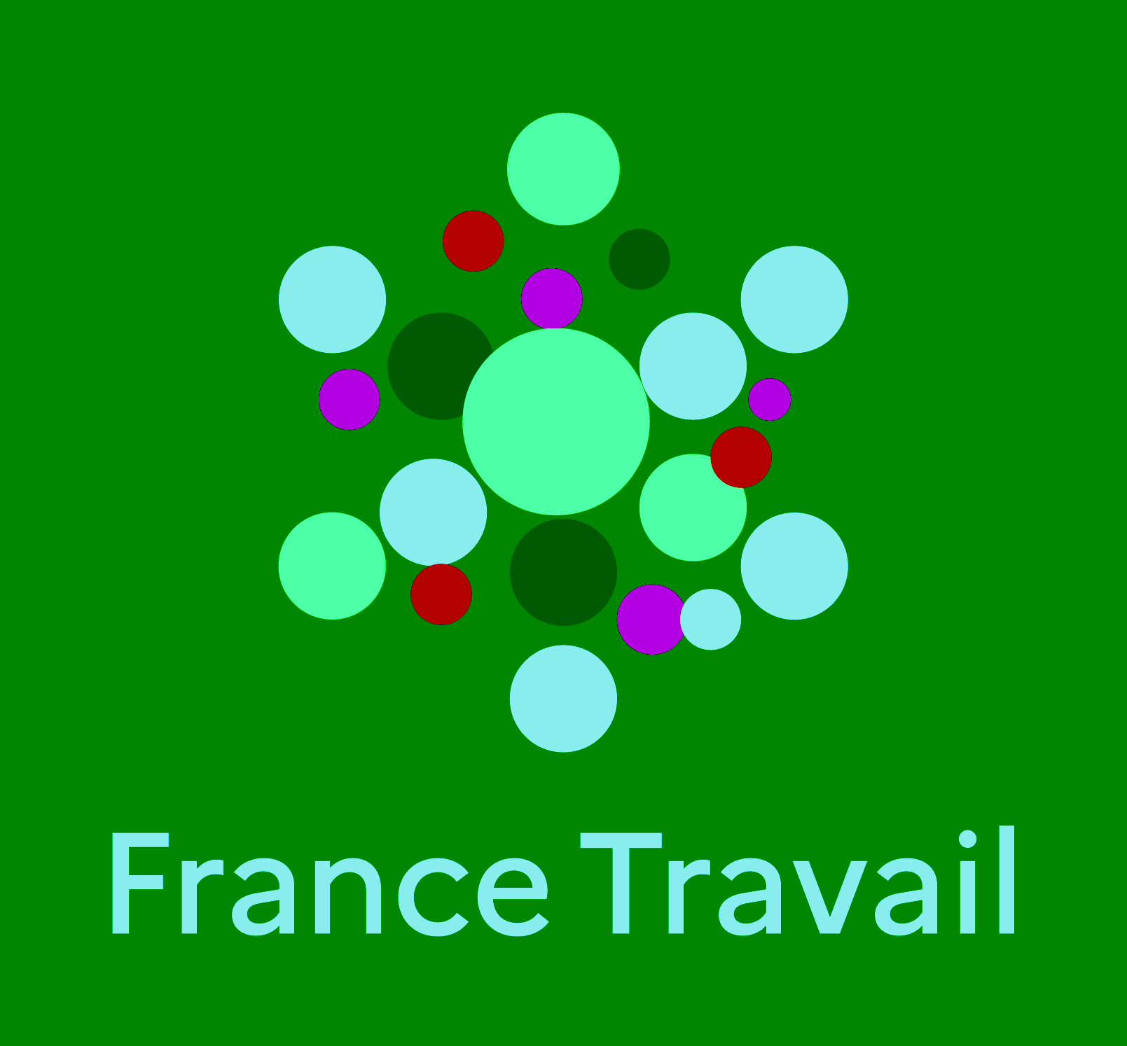 Logo France Travail CMJN Carre Coul Positif